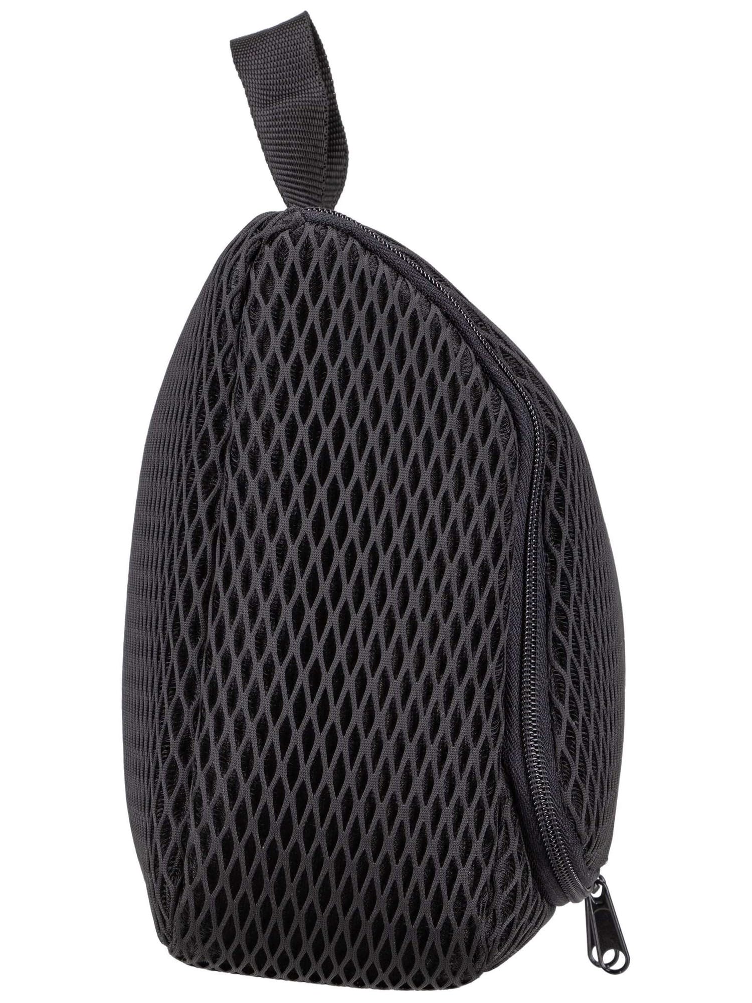 reisenthel toiletbag XL pratico beauty case con gancio, materiale impermeabile, Mesh Black, 28 cm, Trousse per cosmetici