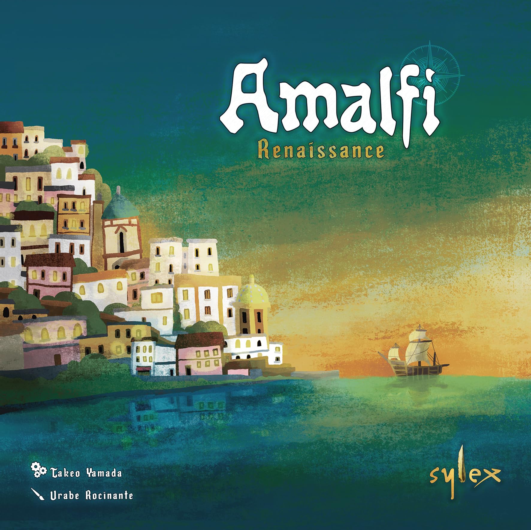 Asmodee Sylex Amalfi : Renaissance - Jeux de Société - Jeux de Placement - Jeux de Gestion à Partir de 14 Ans - 1 à 4 Joueurs - Version Française