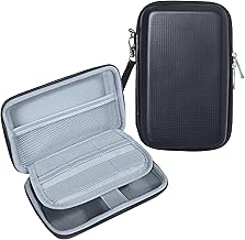 Wolfteeth 6.7 Inch Smell Proof Vape Pen Case Holder, Vapor Pouch, External Hard Drive Carrying Case, Travel Case Black (Empty Case Only)