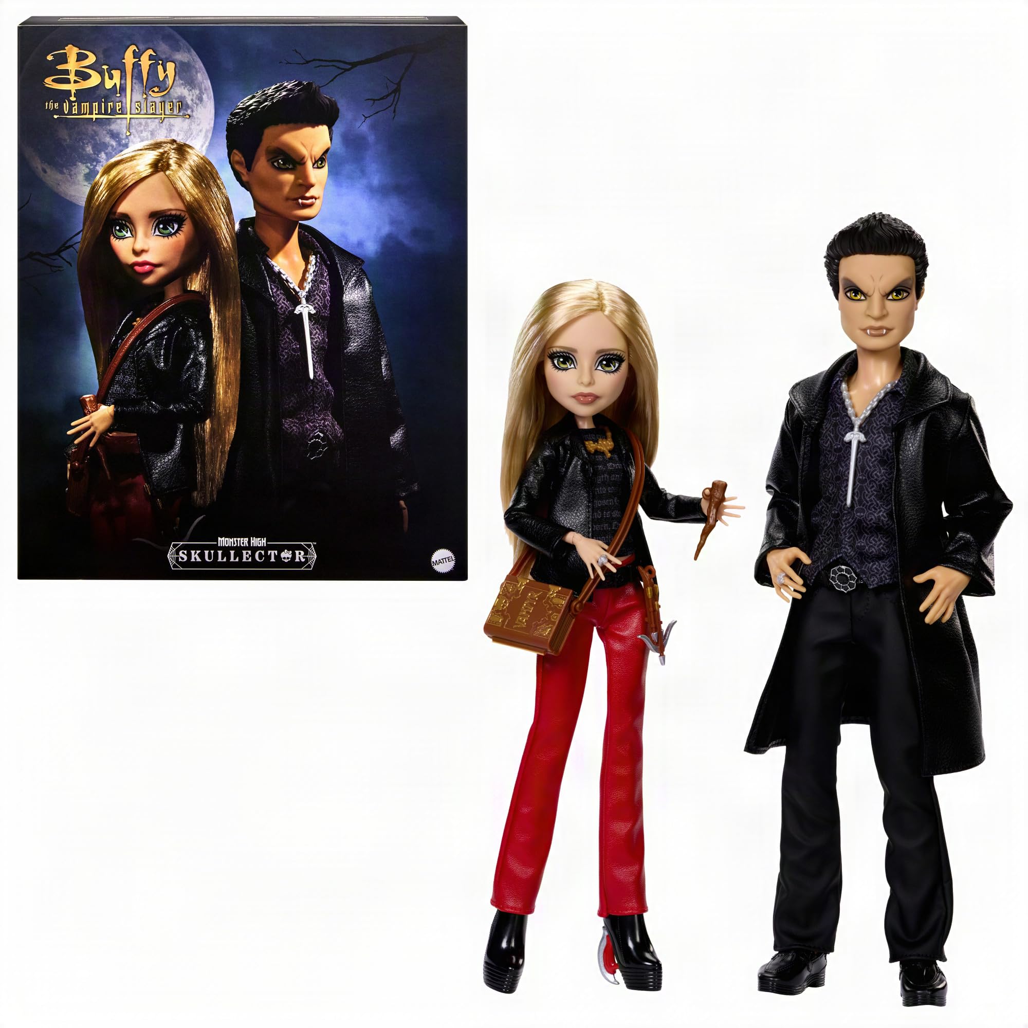 Monster High Skullector Buffy & Angel Sammler-Puppen 2er-Pack