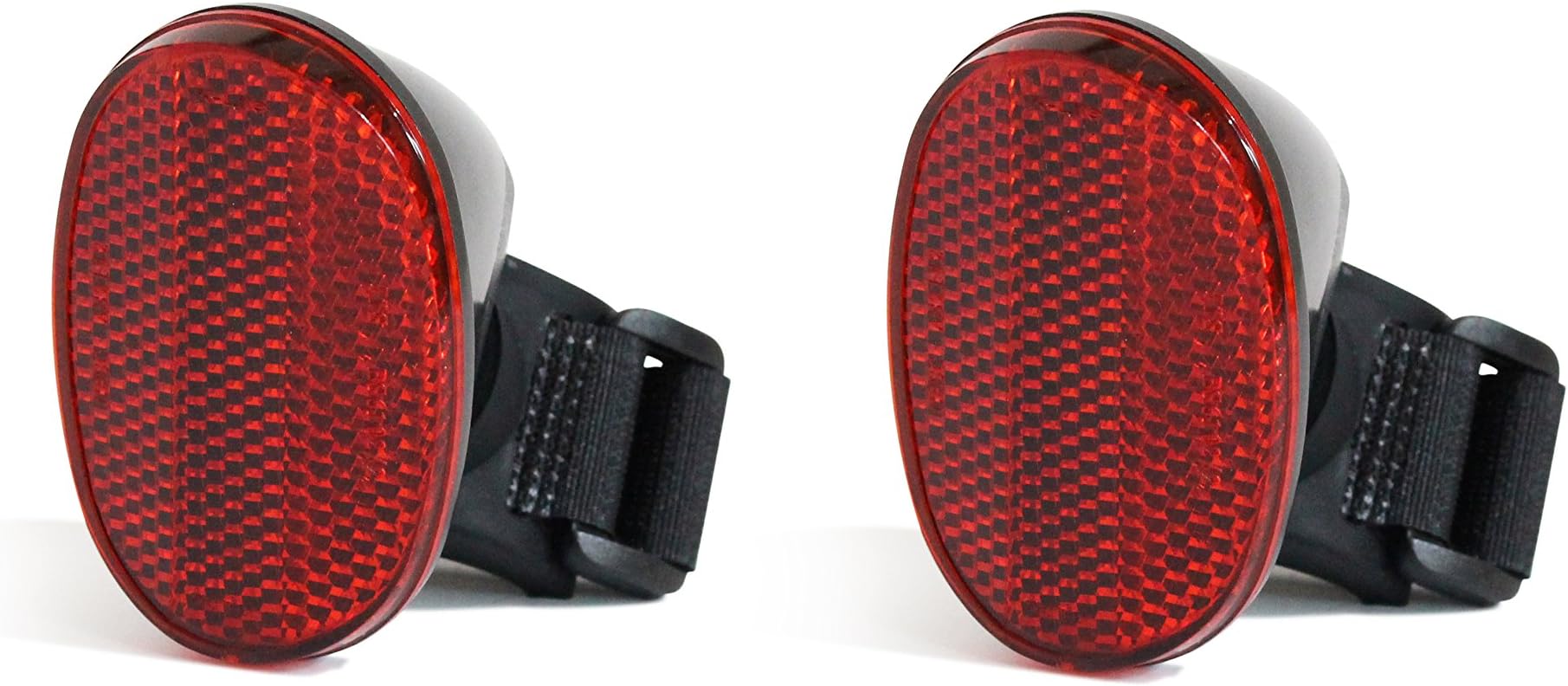 Life Mounts - Bicycle Safety Reflectors - Stay Visible and Stay Safe - Universal Mount for All Bicycle Types - Red Bike Deflector - 360 Rotation