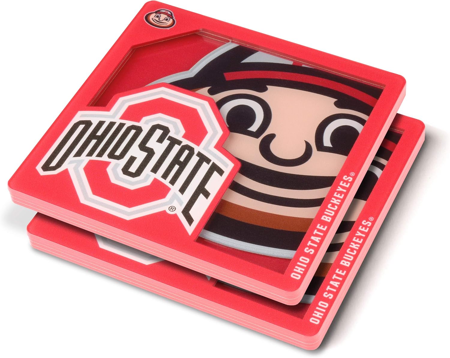YouTheFan NCAA NCAA 3D Logo Series Coasters