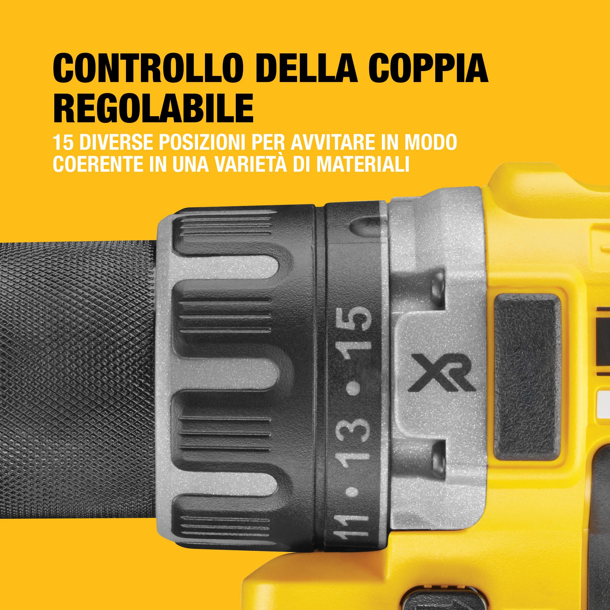 DEWALT Trapano Avvitatore Senza Spazzole 18V XR - Solo Utensile, DCD791NT-XJ