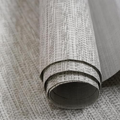 Ansehan DF1004 - Colección Komiori de papel de 11.8 pulgadas de ancho x 118 pulgadas de largo, tela decorativa tejida con textura para decoración