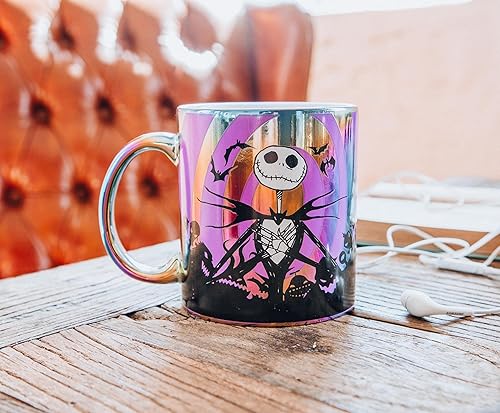 Miniatura 5 de Disney The Nightmare Before Christmas Hypno Jack Skellington - Taza de café grande de 20 onzas para expreso, té
