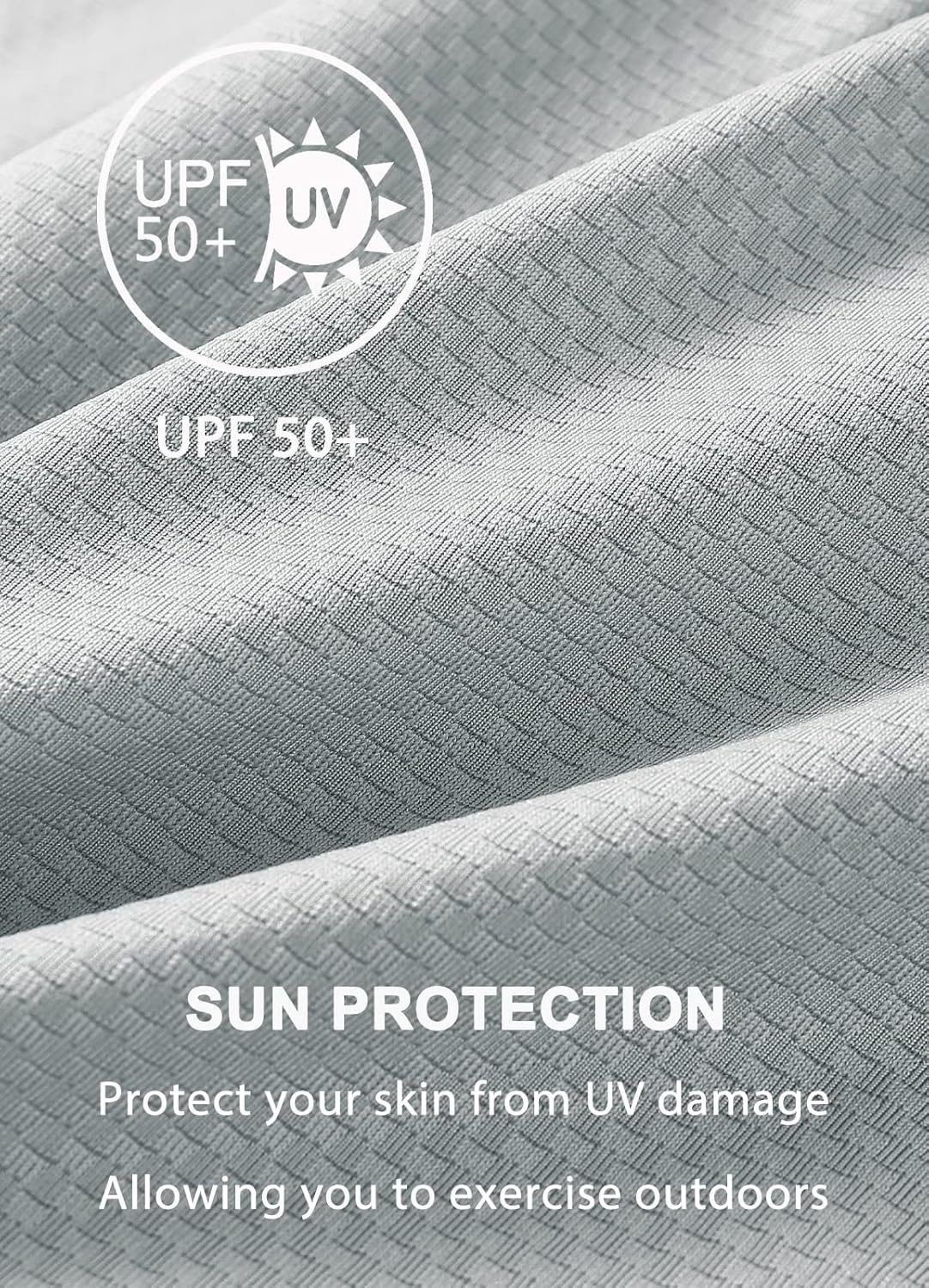 Men's UPF 50+ Sun Protection Hoodie Jacket Zip Up Lightweight Long Sleeve UV Fishing Shirts Quick Dry Zip Pockets - Image 3