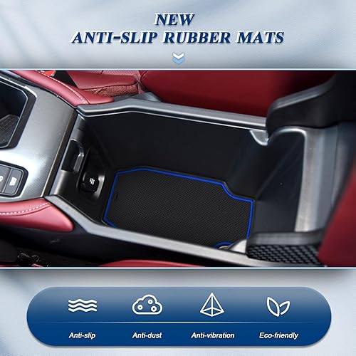 Miniatura 4 de BIBIBO Honda Accord 2023 - Almohadillas para ranura de puerta y consola, juego de 16 piezas (azul)