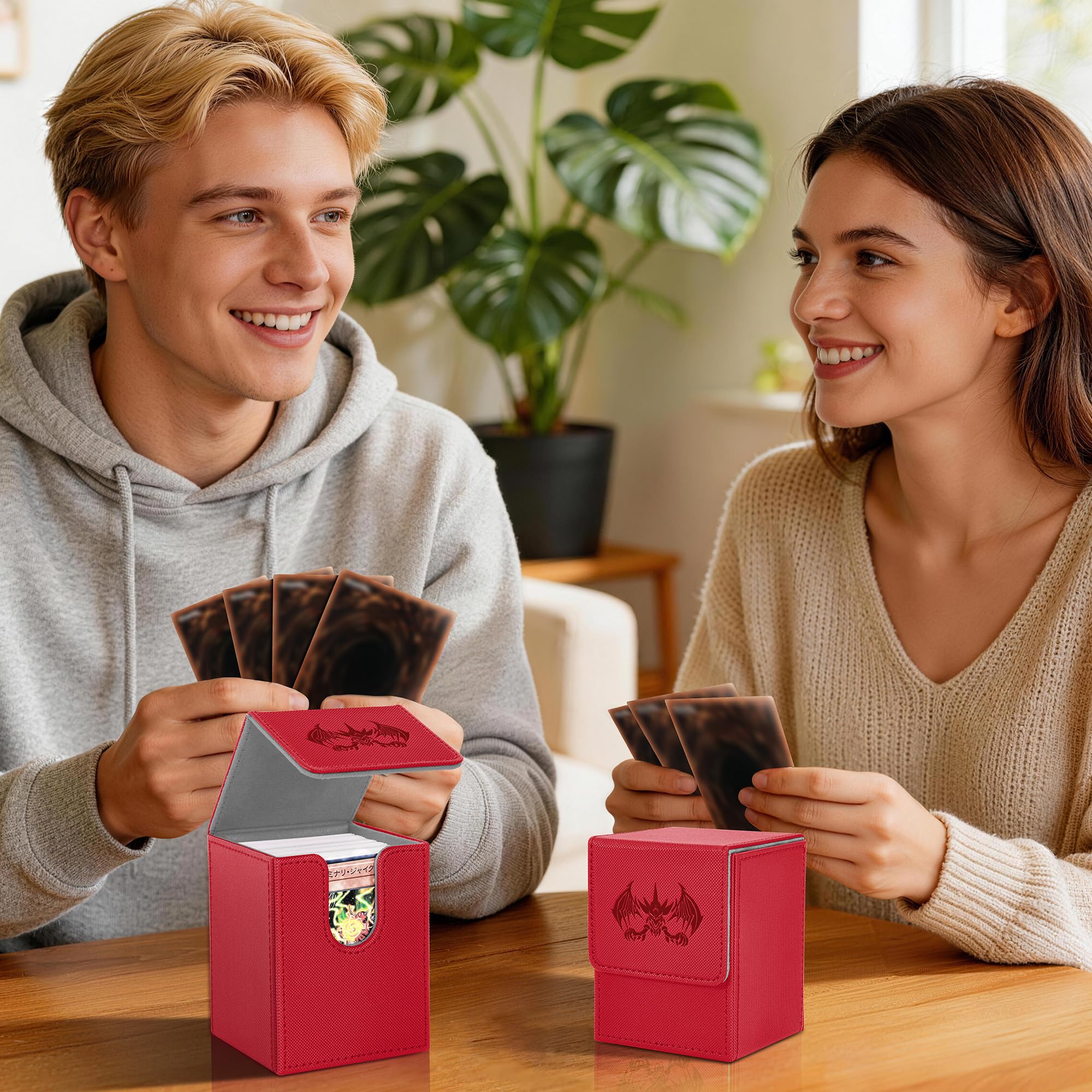 Amazon.co.jp: UAONO デッキケース トレーディングカードケーストレカ