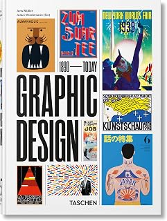 The History of Graphic Design: 45th Edition by Jens Müller - Multilingual Visual Timeline of 130 Years