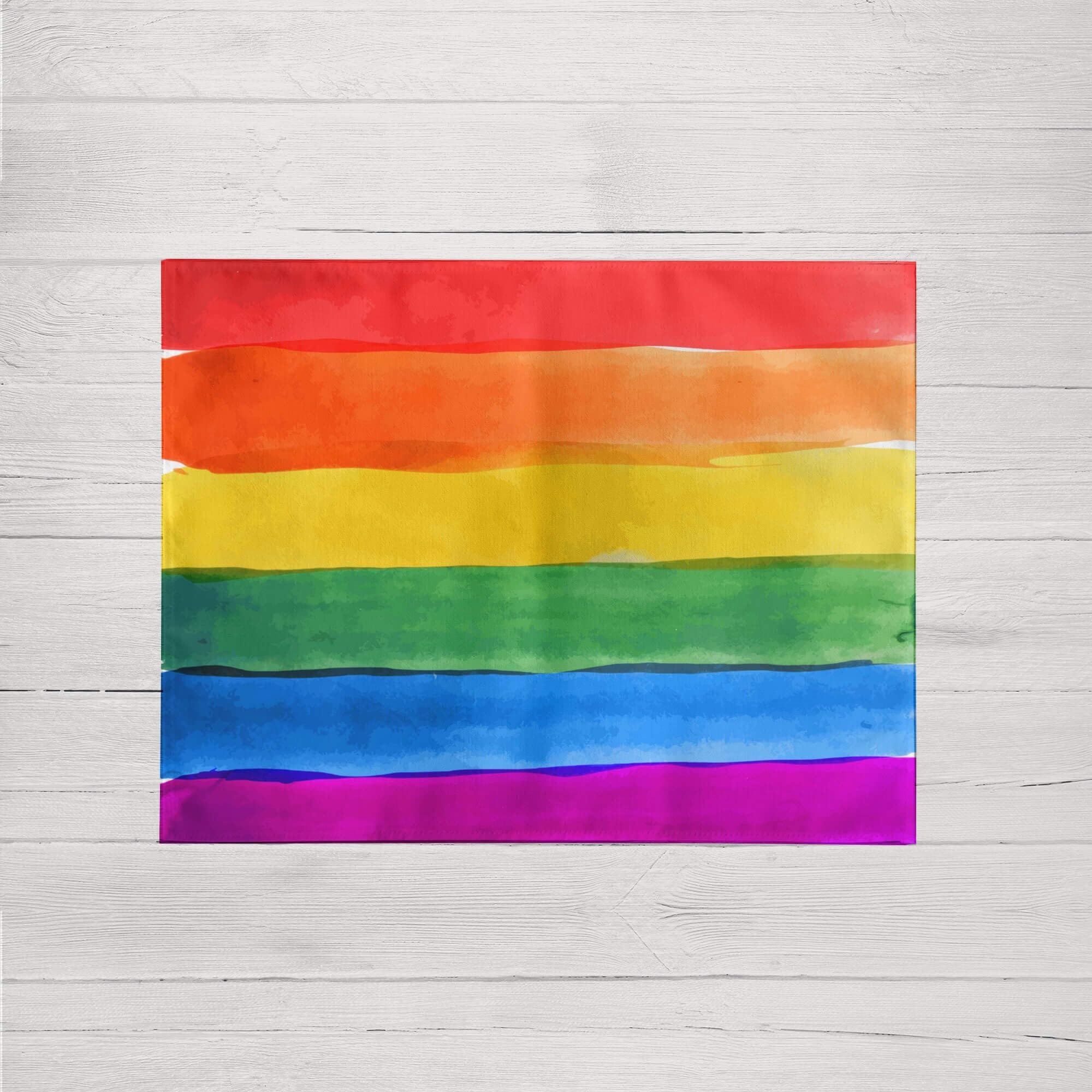 Belum Pride 100 Stain-Resistant Placemats, Size: 50 x 40 cm, Colour: Multicoloured, Fabric: 100% Cotton, Resin, Stain Resistant, 300 g