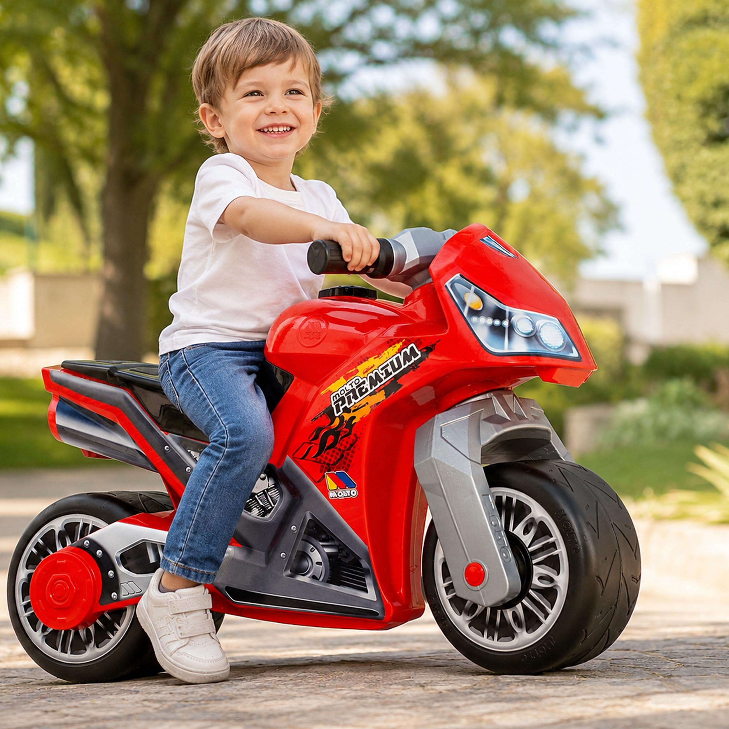 Amazon.com: Molto - Premium Motorbike Red (12221) : Toys & Games