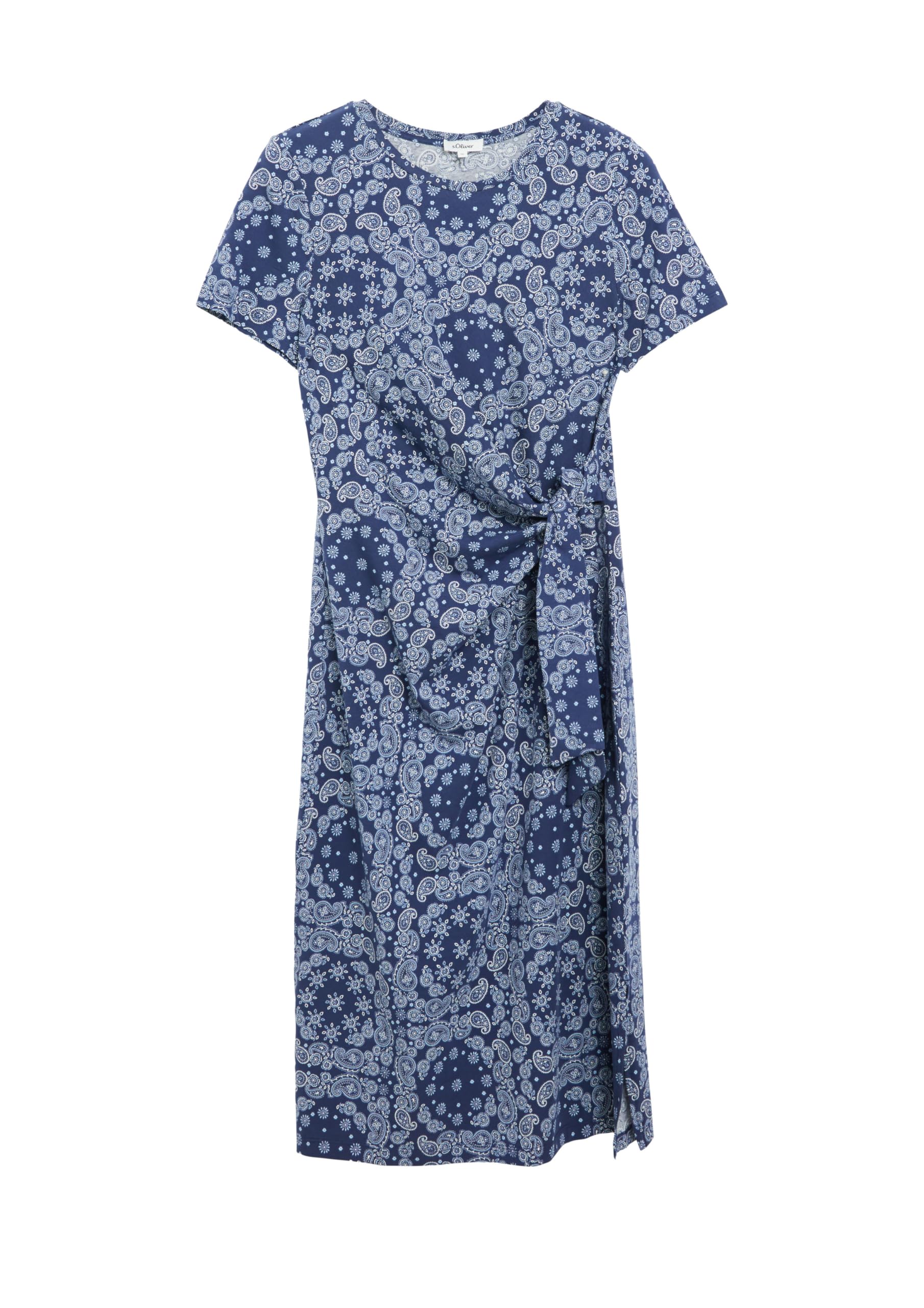 s.Oliver Women's 2182258 Dress, Blue, 18