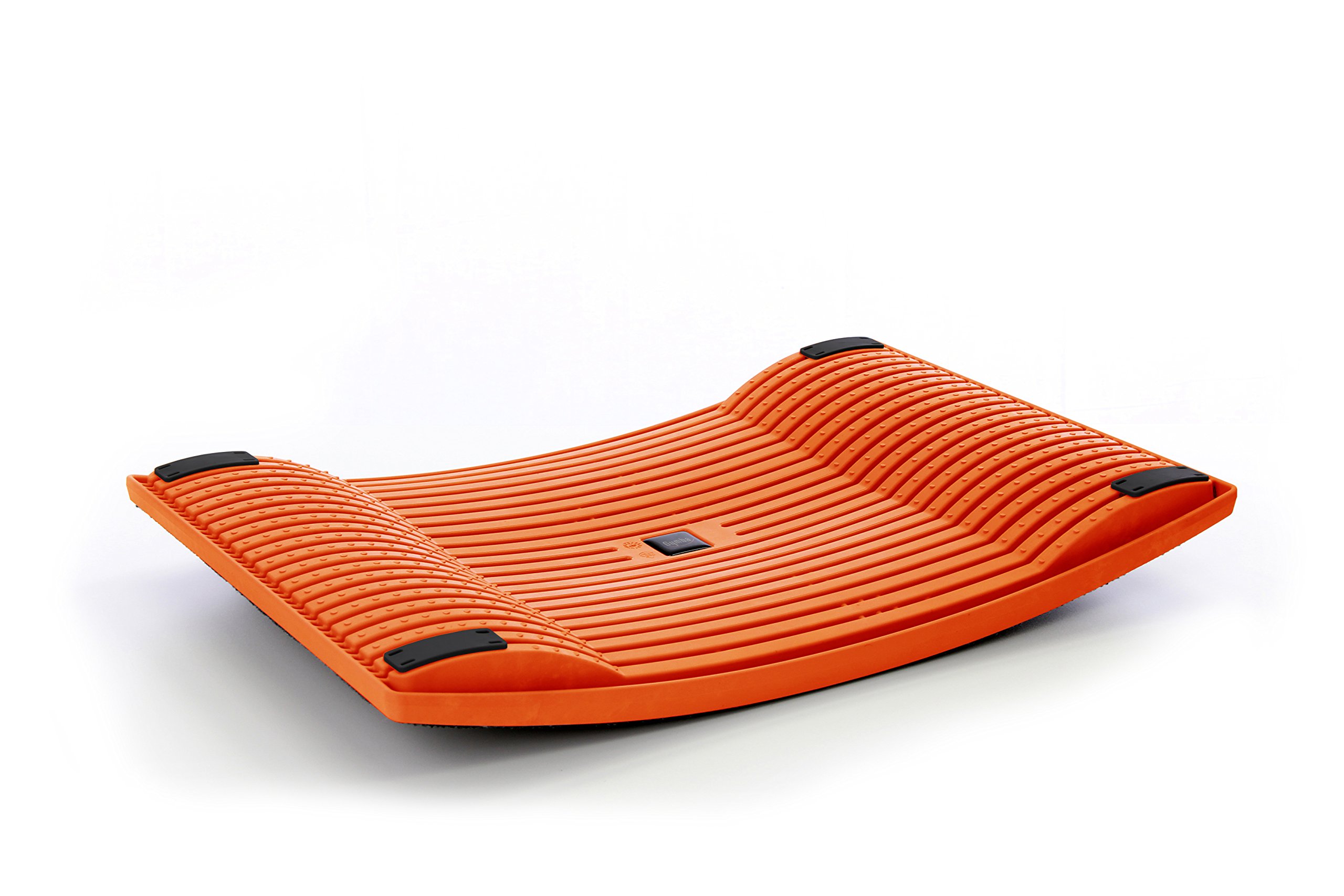 Kenson 170092 Balance Board Orange Balancetrainer (Balanceboard, Orange, 320 mm, 520 mm, 20 mm, 1,85 kg)