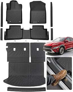 Floor Mats for Hyundai Kona 2018-2023 (Gas Only) Car Accessories