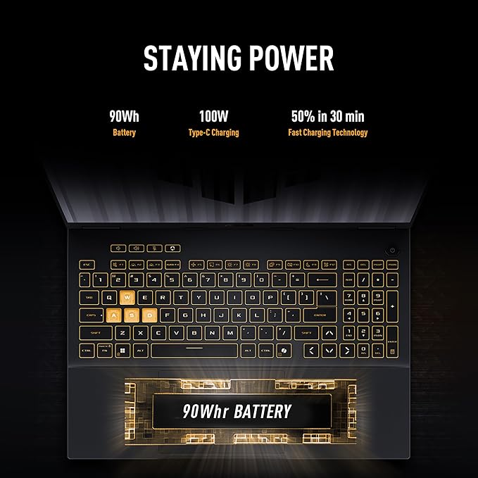 ASUS TUF Gaming F16 2025 Laptop 16" FHD+ 165Hz Intel i7 RTX 5050 miniatura 4