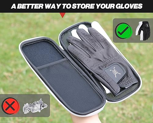 Miniatura 4 de Handy Picks Estuche para guantes de golf de alto rendimiento, funda para guantes de golf que protege y mantiene tus guantes de golf limpios y secos,