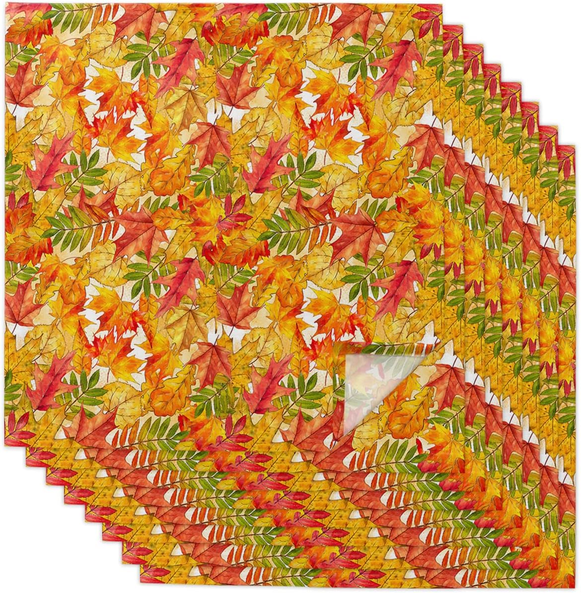 Cloth Napkins Set of 8, Dinner Napkins 20x20 Inches Reusable Napkins Cloth Washable