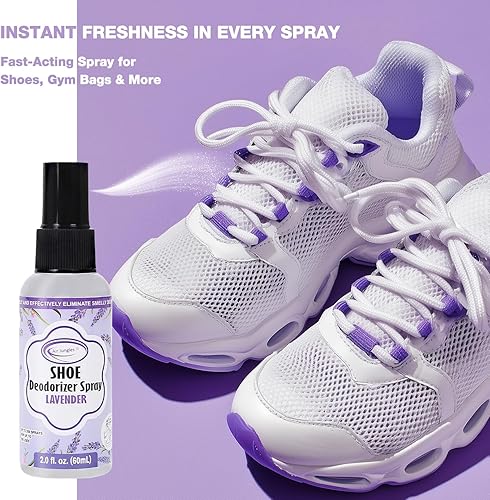 Miniatura 10 de Air Jungles Desodorante de zapatos, eliminador de olores de zapatos, eliminador de olores de zapatos, aroma oceánico para tenis, botas y casilleros,