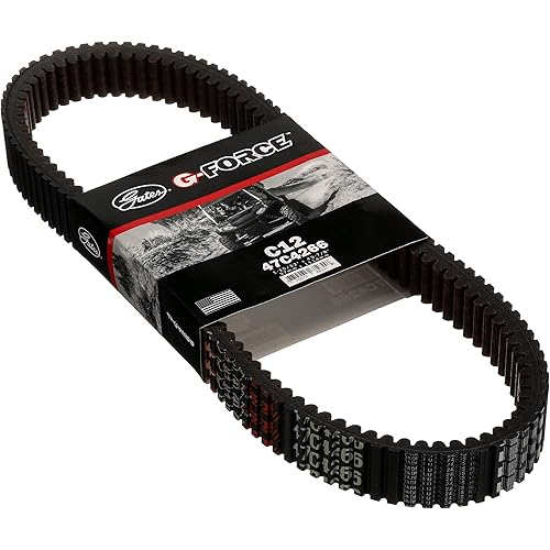 Gates 47C4266 G-Force Carbon Cord CVT Belt , Black