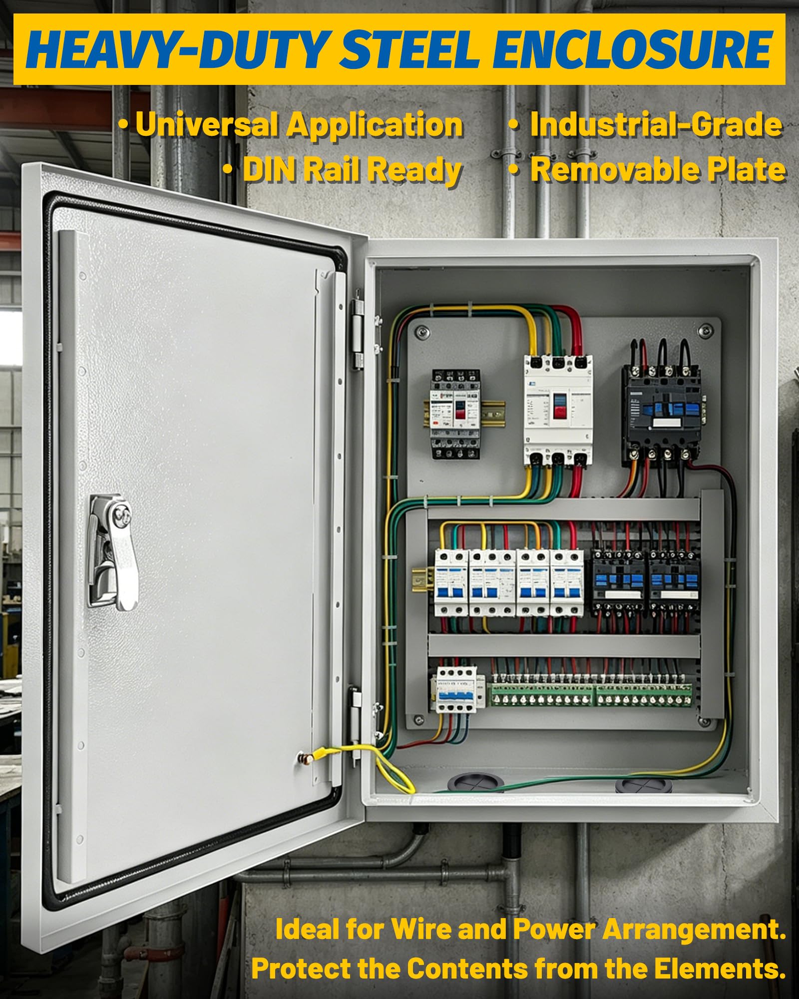 Steel Electrical Junction Box - IP66 Waterproof -2