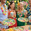 PARTY WAREHOUSE Jungle Safari Animal Theme Paper Plates for Kids Party | Disposable Birthday & Baby Shower Plates for Jungle, Animal & Zoo Theme Decoration, Party Supplies- Pack of 10 gallery image