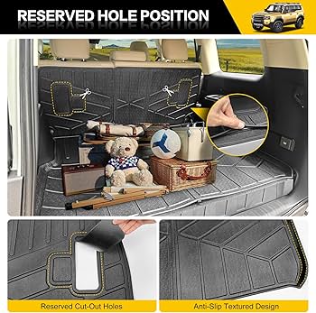 Amazon.com: JTYZSM Trunk Mat & Backrest Mat for 2024 2025 Toyota