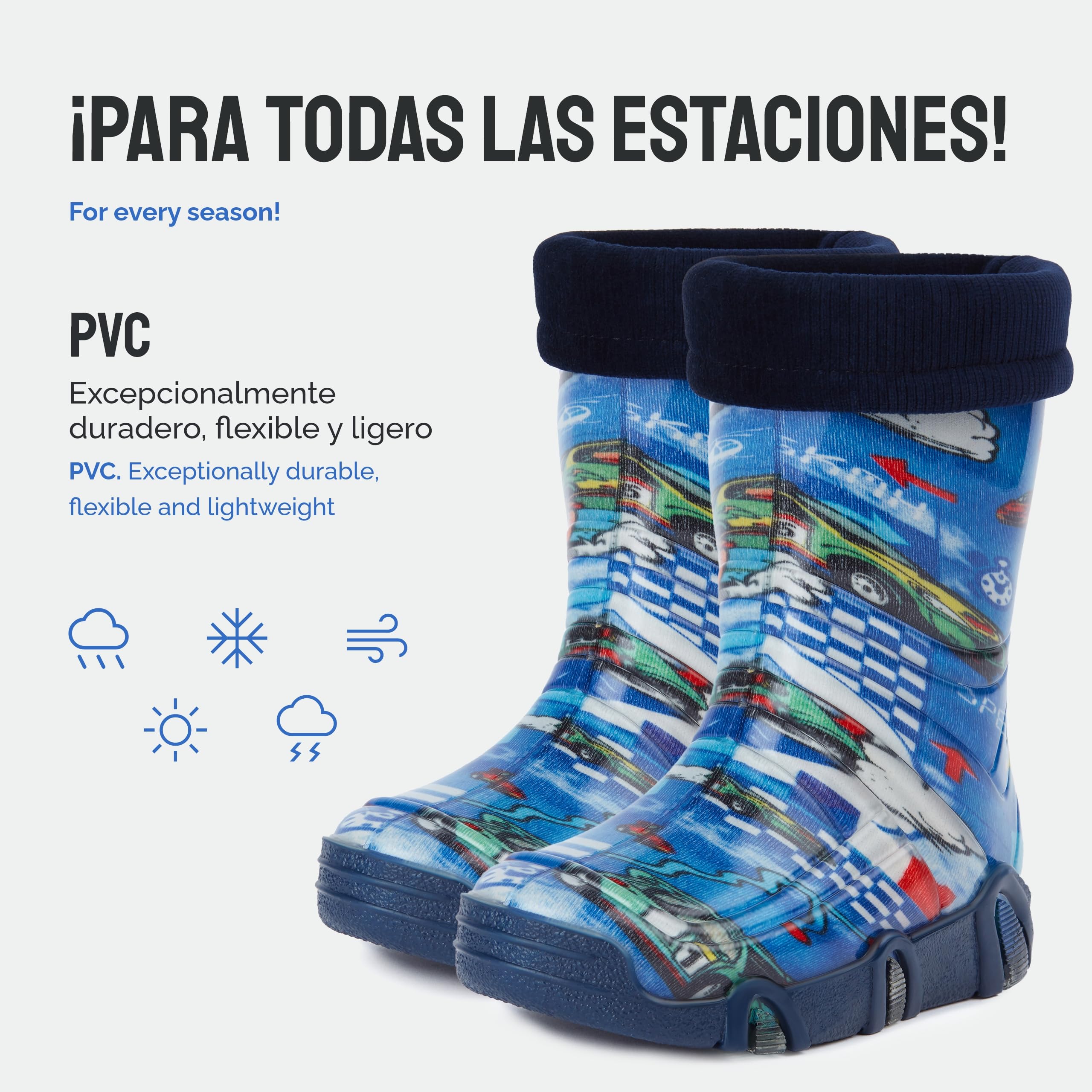 Ladeheid Botas de Agua Zapatos de Seguridad Calzado Unisex Niños Swk — view 4