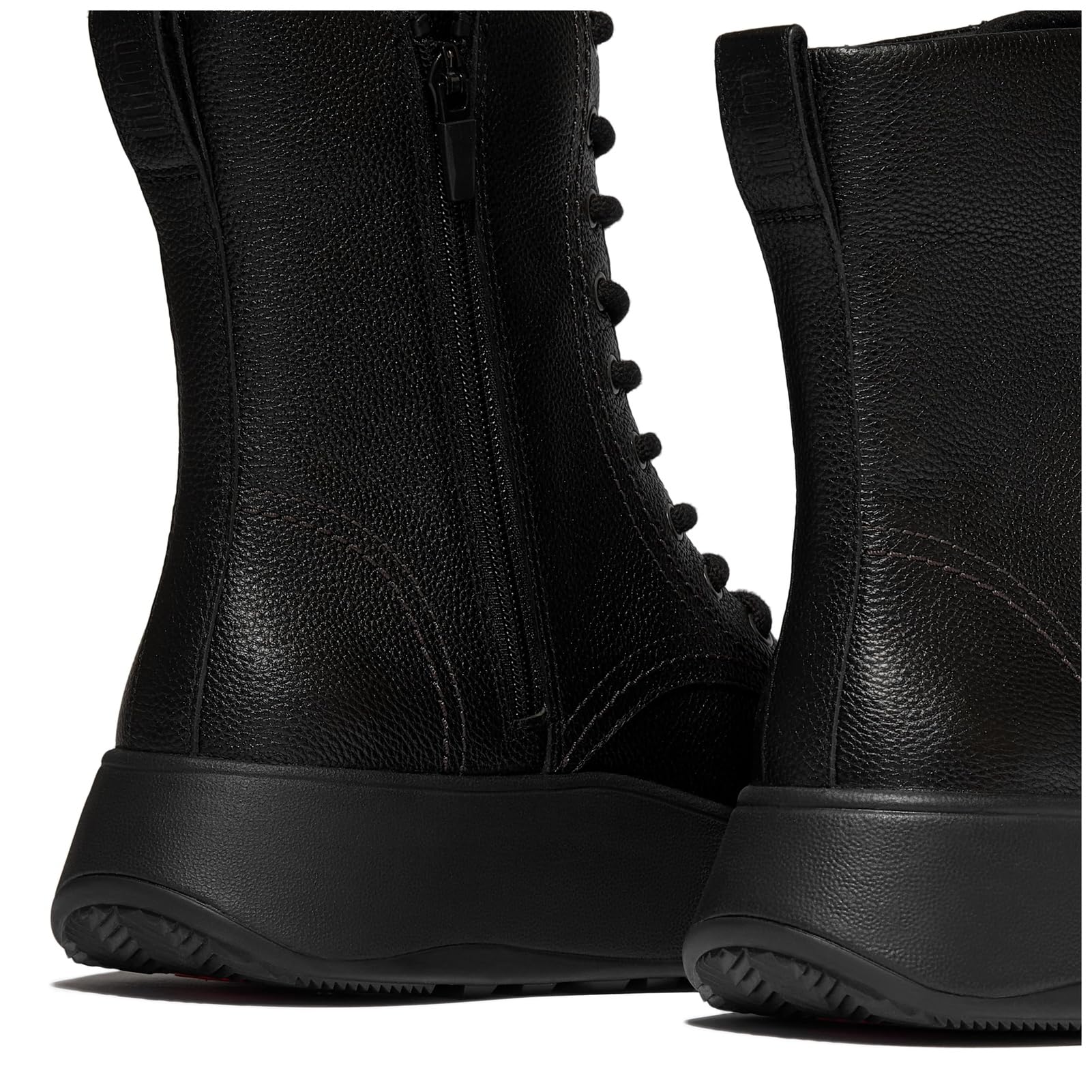 Fitflop F-Mode Stitch Warm Tumb. Leather Laced Ankle Boots, Botas Cortas al Tobillo Mujer