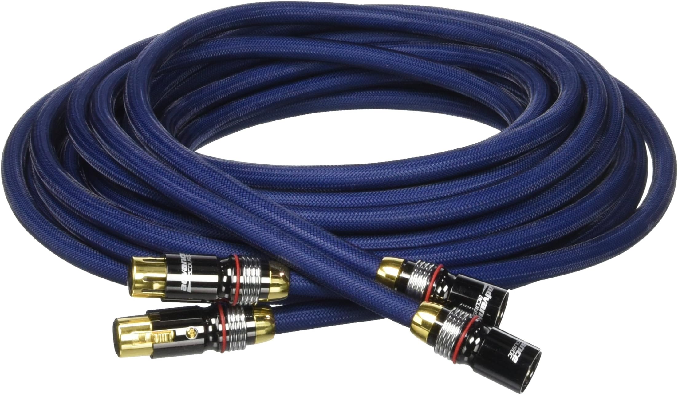 Advance Acoustic ACS 15 Pair of Modulation Cable Balanced XLR Male/Female Stereo 6 m Blue