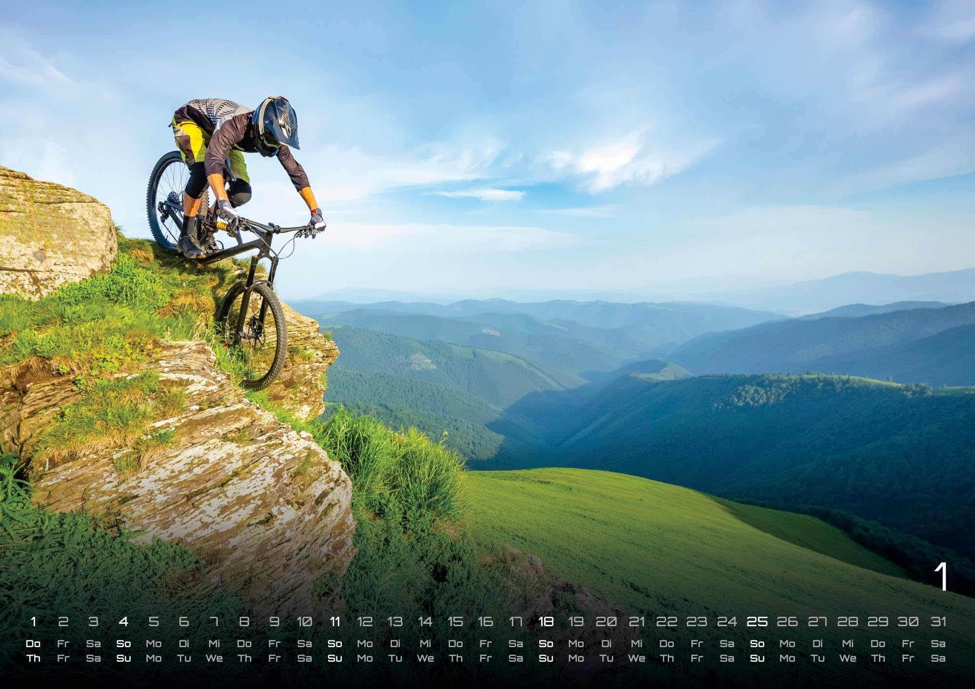 MTB | Mountainbike - 2026 - Kalender DIN A3: Der Wandkalender mit den schönsten Motiven für alle Fahrrad / Bike Freaks für das Jahr 2026 im Format DIN A3 (ca. 42 x 30 cm)!