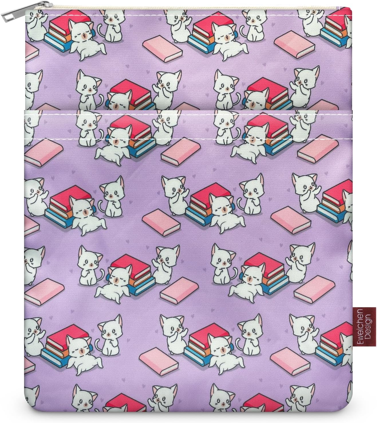 9''x11'' Book Sleeve with Zipper Book Cover for Book Lovers