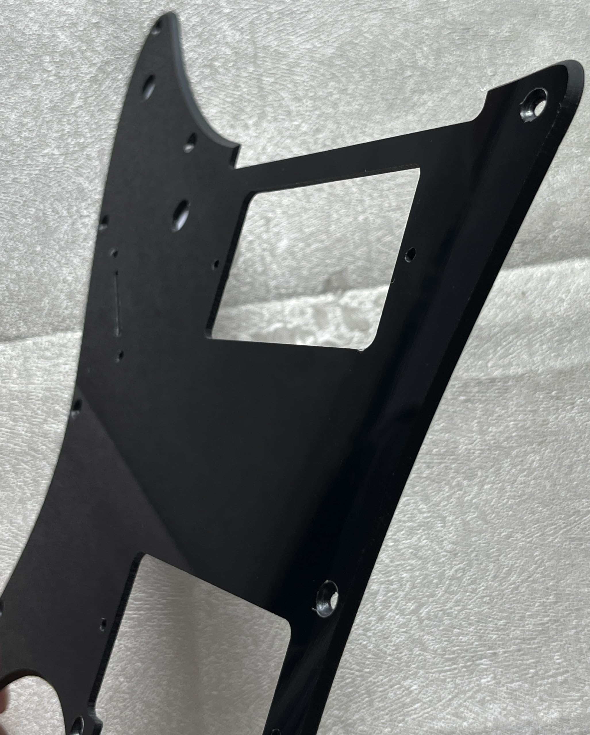 Pick Guard For Ibanez RG 350 DX HH Humbucker Guitar Pickguard Scratch Plate (1-Ply Black)