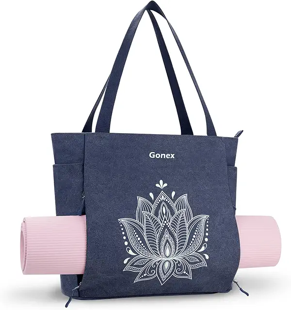 Bolsa de Yoga Gonex Impermeable con Múltiples Bolsillos - Tote Portamat Alta Capacidad