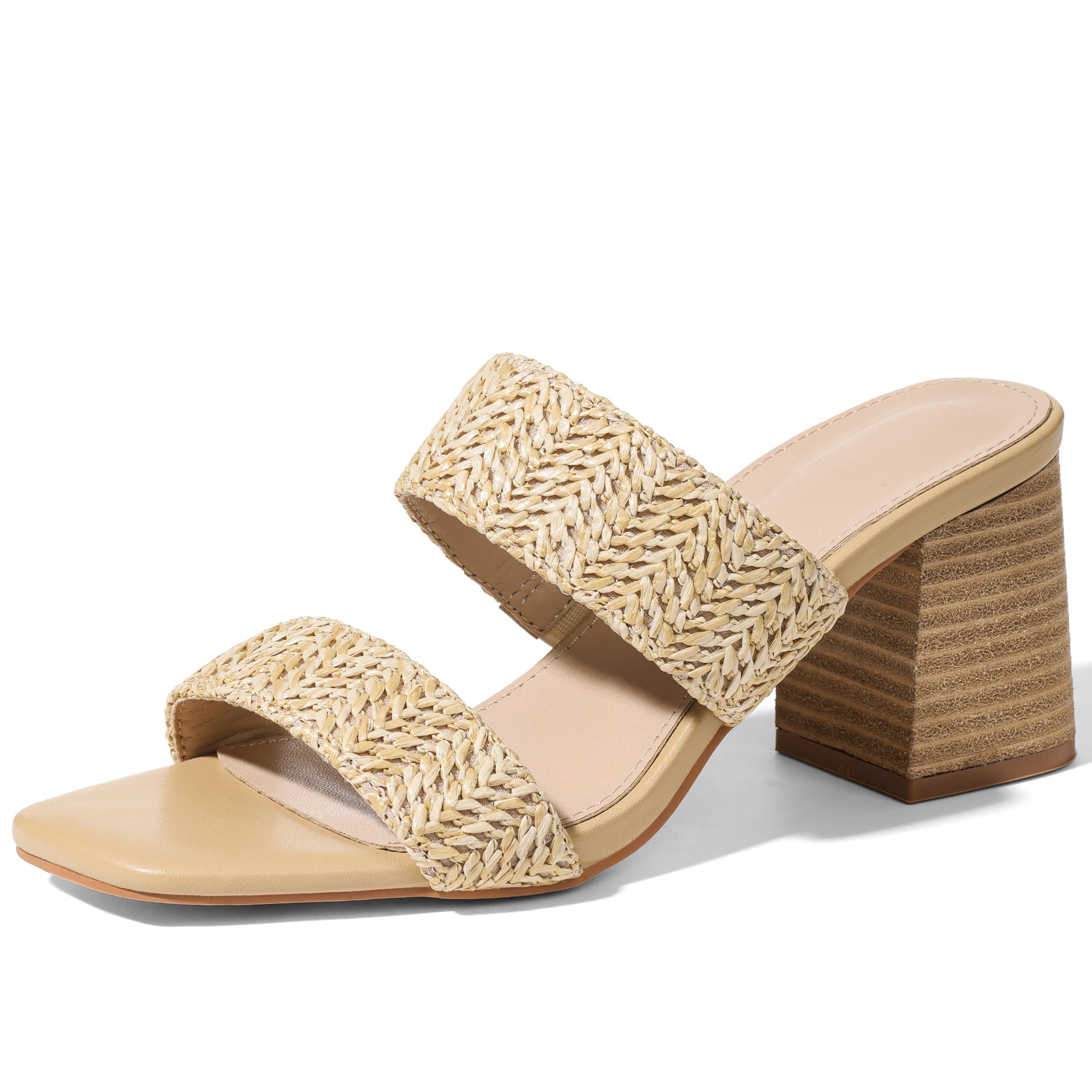 Sandalias de tacón Ancomafio para mujer, sandalias de