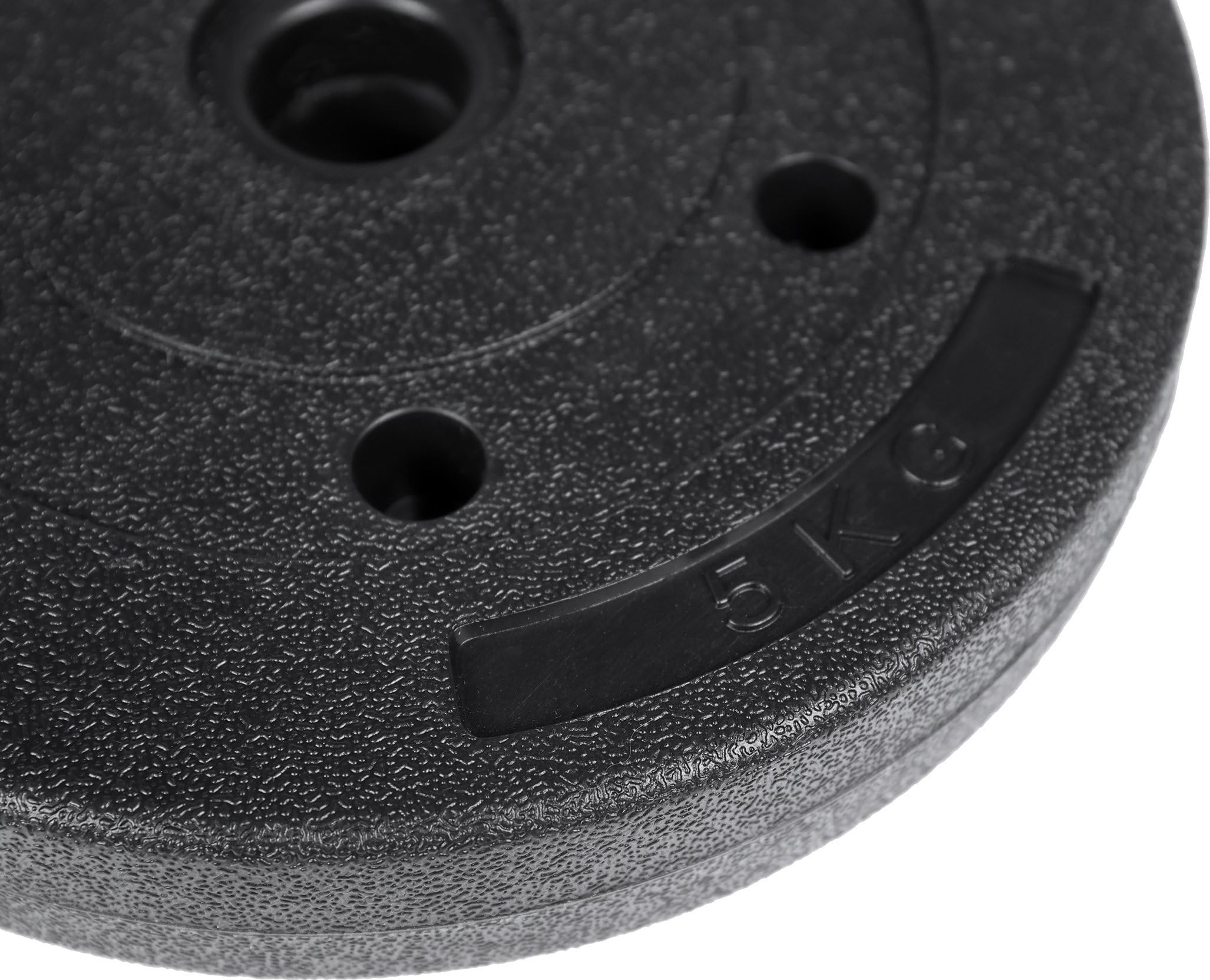 ZIPRO Ciężarki do hantli 5 kg bitumiczne ciężarki 31 mm hantle obciążniki do hantli