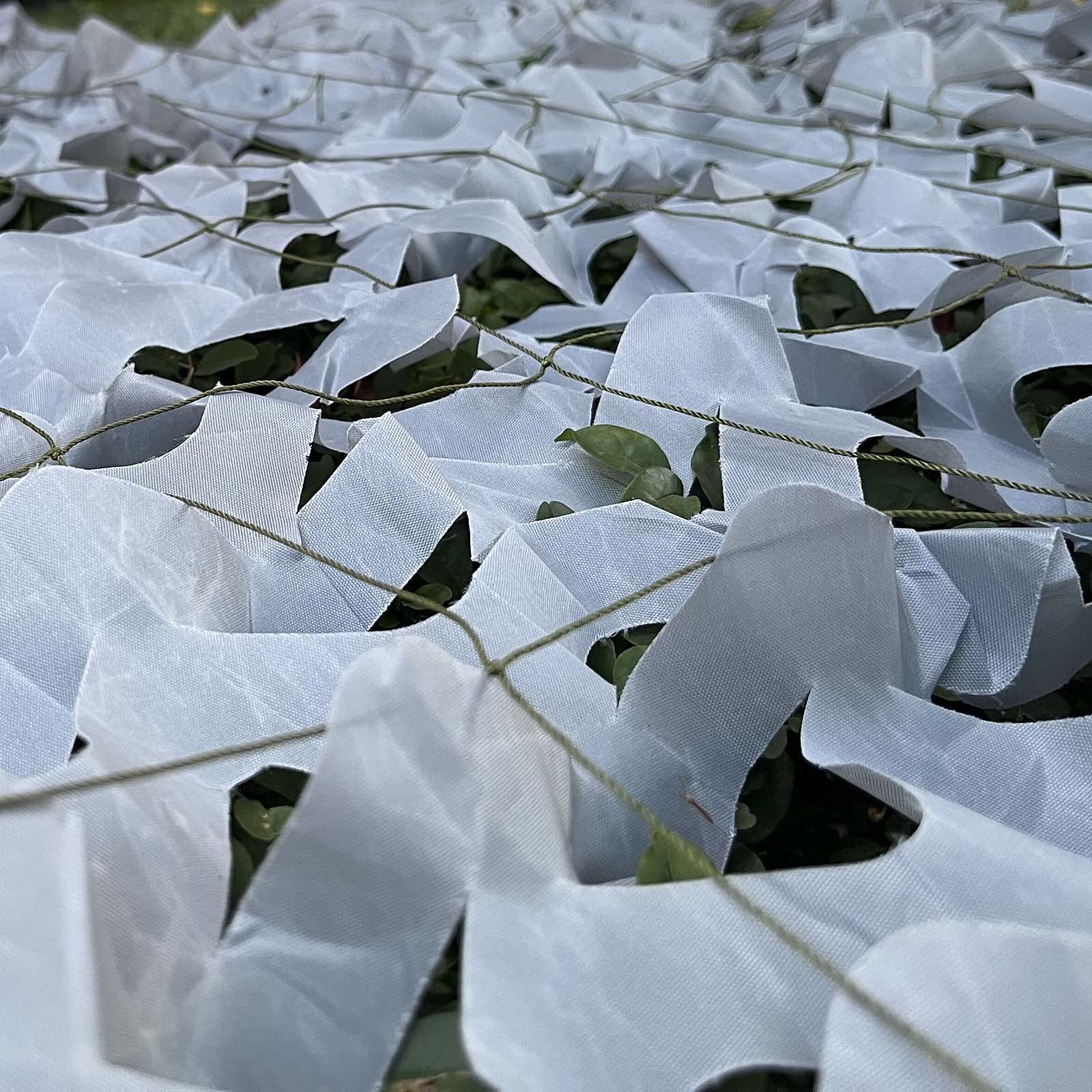 Jolan Camouflage Netting Grey, Camo Netting for Hunting, Military Decoration, Camping, Garden Pergola Patio Shade Net, Car Cover, Sunscreen Net, Reinforced Camouflage Net,Grey-1.5x7m(4.9x23ft)