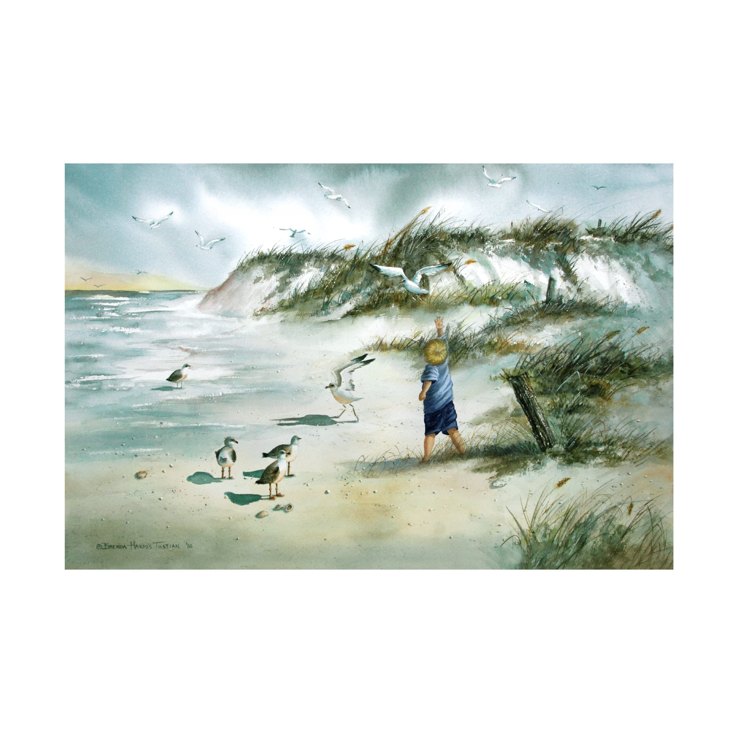 Trademark Fine Art 'If I Could Fly' Canvas Art by Brenda Harris Tustian