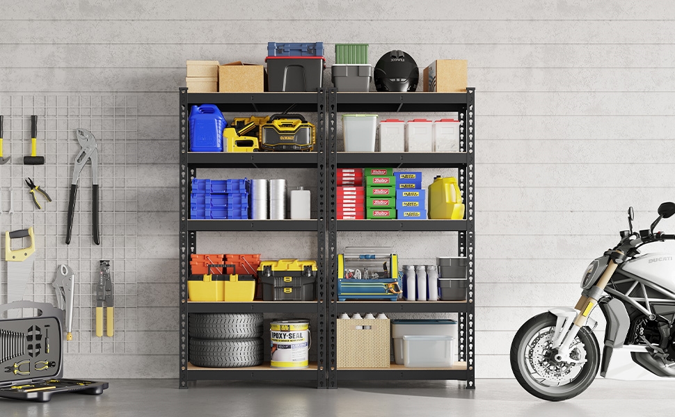 Amazon.com: Topeakmart 5-Tier Utility Shelves, Metal Storage