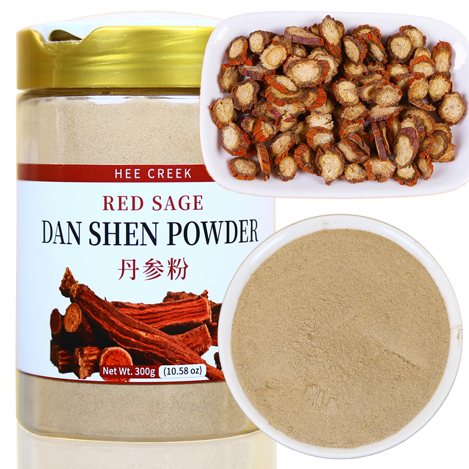 DAN★SHARI★ Amazon.com: Hee Creek 100% Pure Dan Shen Powder 300g/10.58oz