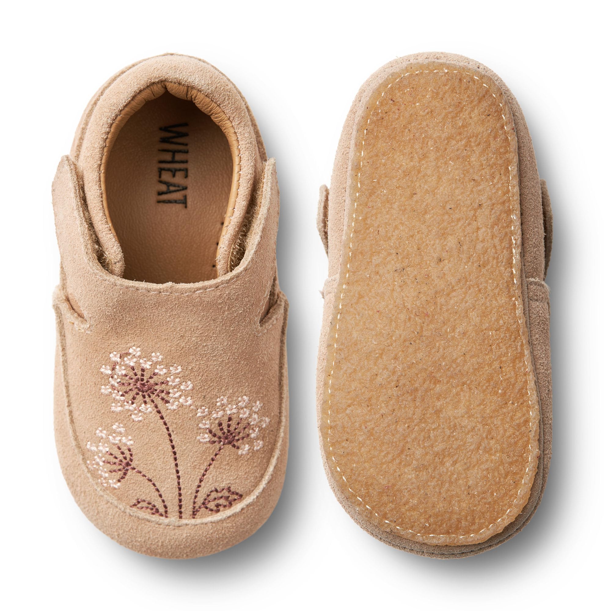 Wheat Uniseks - dzieci Wheat Buty Dziecięce Pixi Unisex 100% Skóra Zamszowa OddychającaButy typu mule