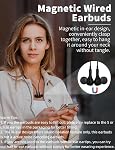 USB C Headphone for Samsung S26 S25 FE S24 A16 A17 Wired Earbuds Magnetic in-Ear Type C Earphone with Microphone Volume Control Bass Stereo Noise Canceling for iPhone 17 Pro Max 16 16e 15 Pixel 10a 9a