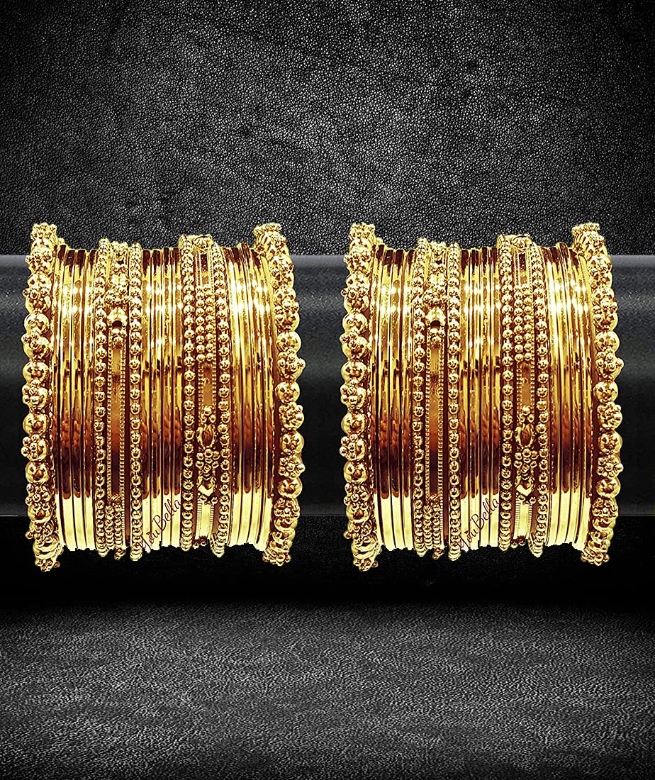 Brass Bracelet Bangle Set (2.8) (Set of 2)