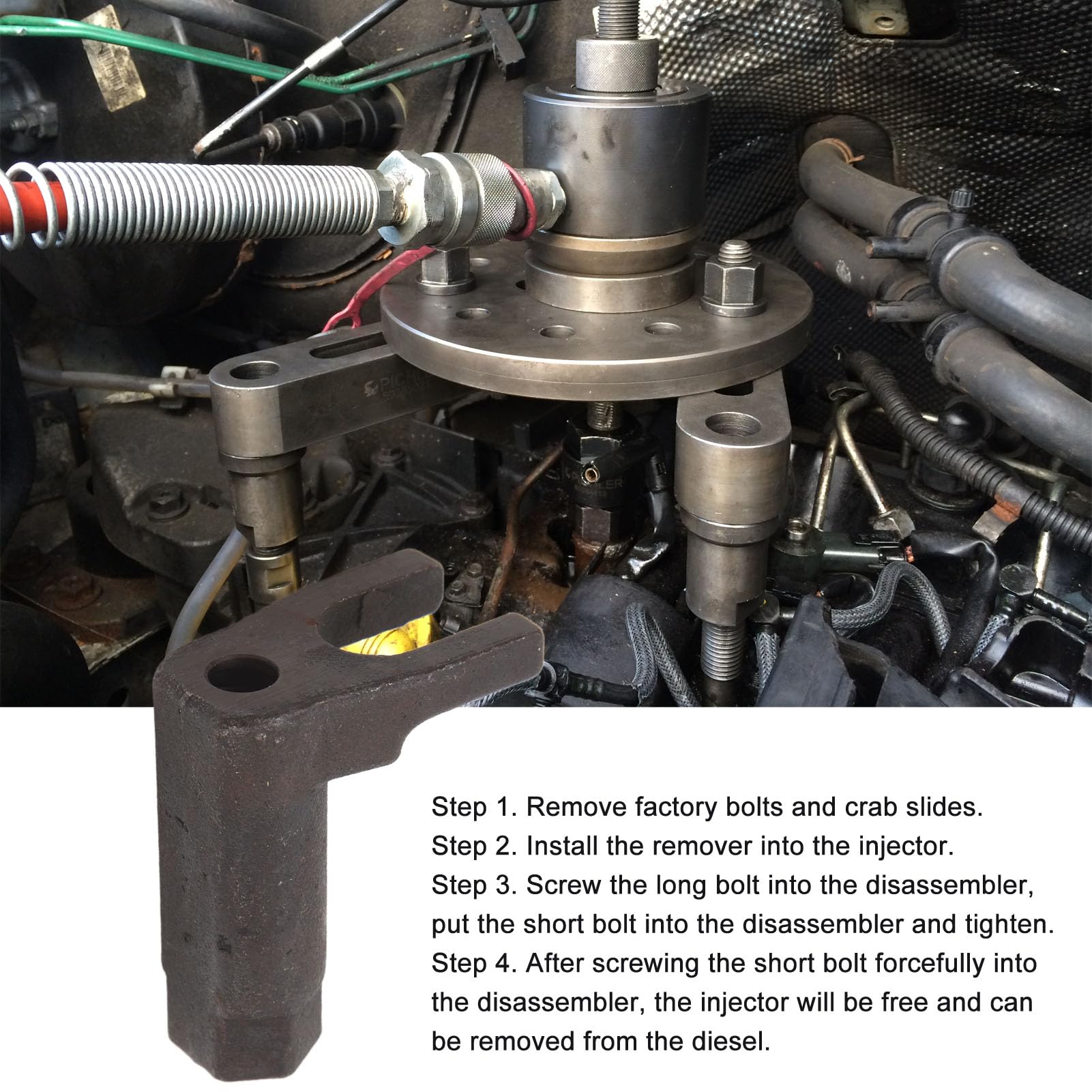 Tissting Kit De Retrait Injecteur Diesel 6.7L - Pour Ford F-450/F-550 2011-2018, Outil Spécialisé 3418