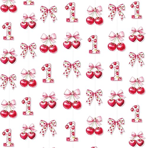 Miniatura 24 de Decoraciones de fiesta de coche de carreras, lunares circulares amarillos y rojos con estampado a cuadros, guirnalda de lunares para niños, hombres,