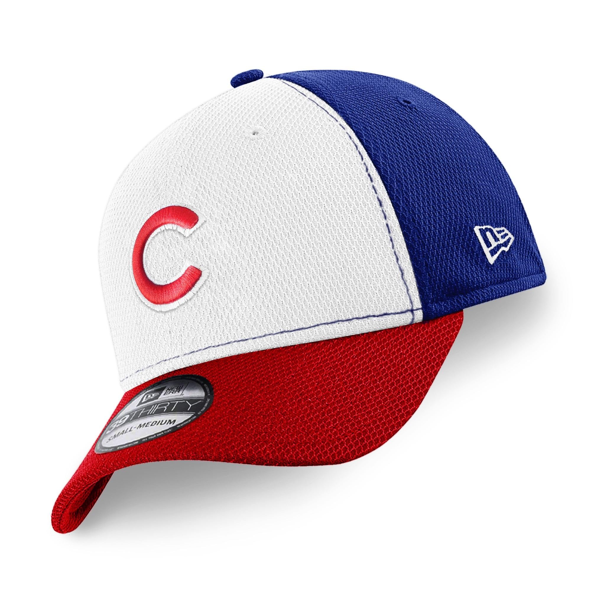 New Era Chicago Cubs MLB Diamond Era White OTC 39Thirty Stretch Cap — image 1