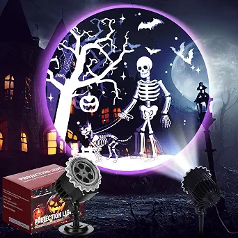 12 Best Battery Backup for Halloween Projector in 2026 9 Halloween Projector Light with 1 Film Slides, Outdoor Waterproof LED Landscape Decor