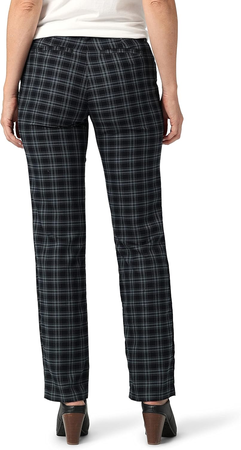 Lee Women’s Wrinkle Free Relaxed Fit Straight Leg Pant