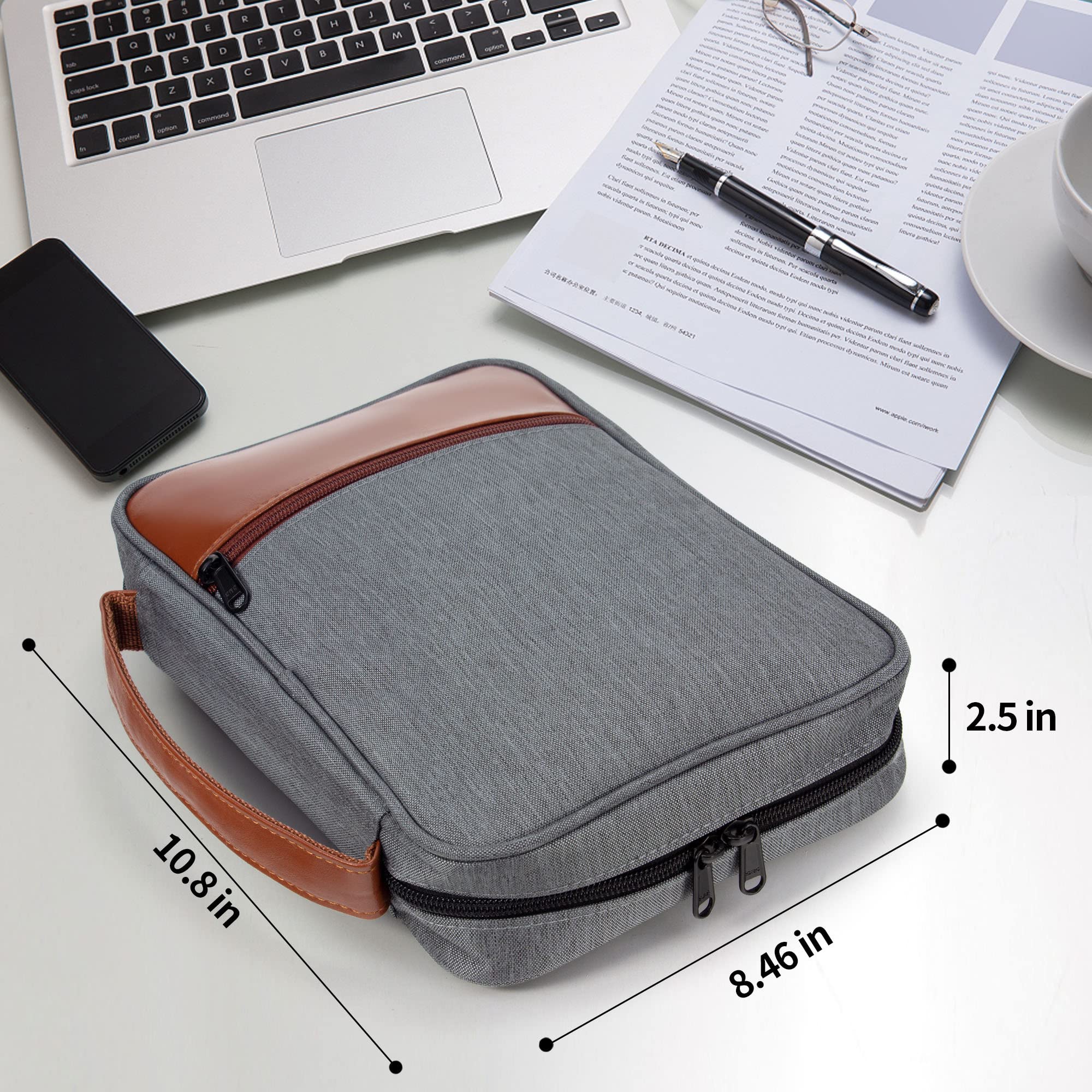 GUEER Bible Cover For Men, Bible Holder, Bible Cover