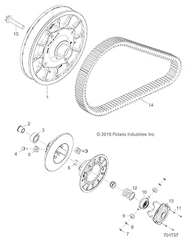 バドラー Driven Assembly, BTD, Basic, Part 1323403 | Polaris RANGER