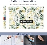 Vista 9 de WESTICK Papel tapiz dorado tropical para despegar y pegar para baño, papel de contacto tropical impermeable, papel tapiz floral para dormitorio
